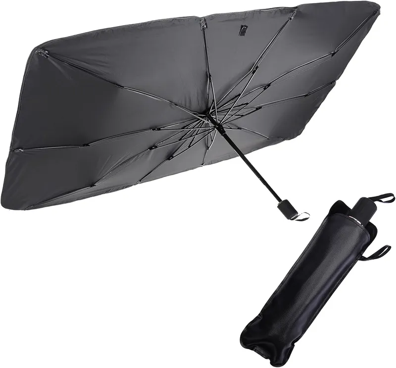 Foldable Car Windshield Umbrellas, Sun Shade Umbrella for Front Windows, Suitable for Windshields of Various Car Models (Large) Brand: TAOVEN Foldable Car Windshield Umbrellas, Sun Shade Umbrella for Front Windows, Suitable for Windshields of Various Car Models (Large) Brand: TAOVEN